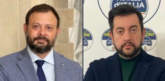 Vittorio Fantozzi e Francesco Torselli, vice-capogruppo e capogruppo di Fratelli d’Italia in Consiglio regionale.