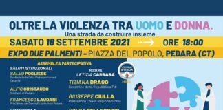 Locandina del convegno “Oltre la Violenza tra uomo e donna. Una strada da costruire insieme” organizzato da Fratelli d'Italia.