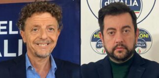 Paolo Marcheschi, dirigente nazionale di Fratelli d'Italia e Francesco Torselli, capogruppo di Fratelli d'Italia in Consiglio regionale.