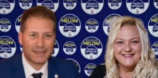 Salvatore Sciumè e Marcella Lauretta, i nuovi aderenti a Fratelli d'Italia.