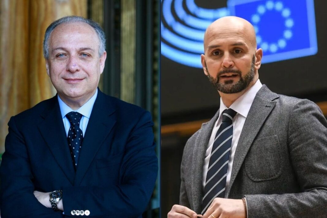 Raffaele Stancanelli e Nicola Procaccini, europarlamentari di Fratelli d’Italia-ECR.