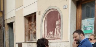 Vittorio Fantozzi, Consigliere regionale di Fratelli d’Italia e Claudia Bonuccelli, rappresentante di Fratelli d’Italia di Camaiore durante il sopralluogo a Casoli di Camaiore.