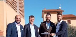 Vittorio Fantozzi, consigliere regionale di Fratelli d'Italia e Marco Martinelli, presidente del gruppo consiliare di Fratelli d'Italia di Lucca a Picciorana.