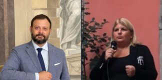 Vittorio Fantozzi, Consigliere regionale di Fratelli d’Italia e Elena Picchetti, esponente di Fratelli d’Italia di Castelnuovo Garfagnana.