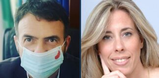 Fabrizio Ghera, capogruppo di Fratelli d'Italia alla Regione Lazio e Lavinia Mennuni, Consigliere Comunale di Fratelli d'Italia di Roma.