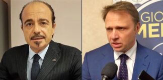 Alessio Butti, deputato e responsabile Media e Tlc di Fratelli d'Italia e Francesco Lollobrigida, capogruppo di Fratelli d’Italia.