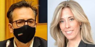Andrea De Priamo e Lavinia Mennuni, consiglieri di Fratelli d'Italia al comune di Roma.