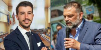 Tommaso Razzolini, consigliere regionale veneto di Fratelli d'Italia e Luca De Carlo, coordinatore regionale Veneto di Fratelli d'Italia.