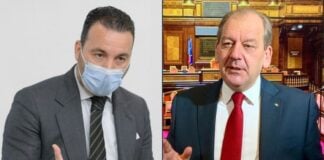 Alessandro Capecchi, Consigliere regionale di Fratelli d’Italia e Patrizio La Pietra, senatore di Fratelli d'Italia.