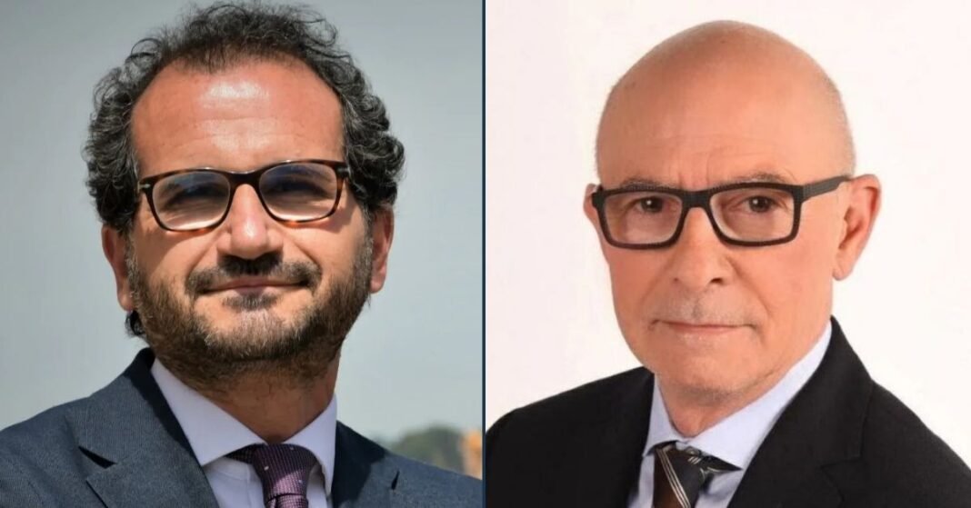Marcello Gemmato e Riccardo Zucconi, deputati di Fratelli d’Italia.