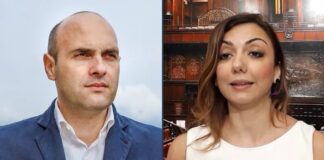Emanuele Prisco e Augusta Montaruli, deputati di Fratelli d'Italia.
