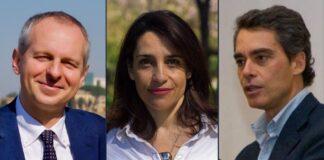 Giovanni Quarzo, capogruppo di Fratelli d'Italia al Comune di Roma, Francesca Barbato, consigliera capitolina di Fratelli d'Italia e Massimiliano Maselli, consigliere regionale di Fratelli d'Italia.