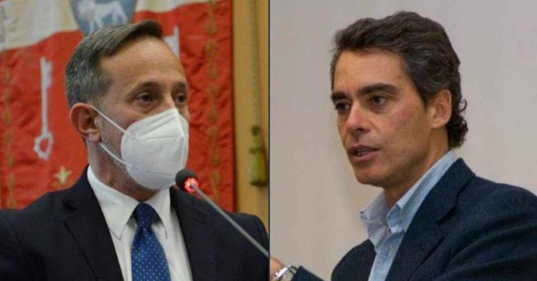 Giancarlo Righini e Massimiliano Maselli, consiglieri regionali di Fratelli d'Italia.