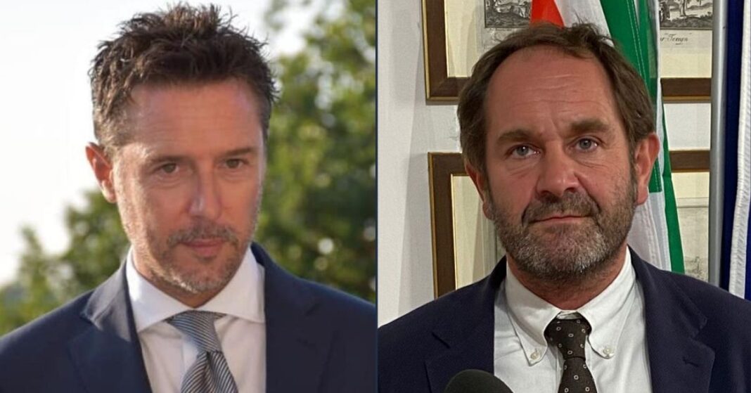 Fabrizio Rossi, Coordinatore regionale di Fratelli d’Italia e Gabriele Veneri, Consigliere regionale di Fratelli d’Italia.