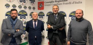 Francesco Torselli, Presidente del Gruppo di Fratelli d’Italia in Consiglio regionale, Giorgio Laici, consigliere comunale a Barberino nel Mugello, Giampaolo Giannelli, consigliere comunale a Dicomano e Claudio Gemelli, coordinatore provinciale di Fratelli d’Italia.