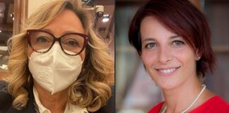 Lucia Albano e Rachele Silvestri, deputate di Fratelli d’Italia.