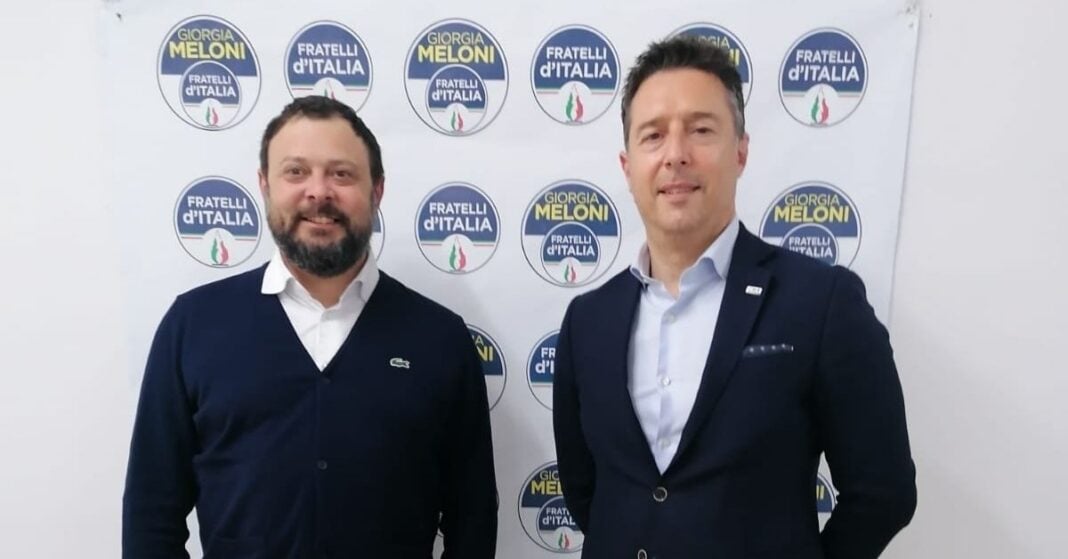 Vittorio Fantozzi, Consigliere regionale di Fratelli d’Italia e Fabrizio Rossi, coordinatore regionale di Fratelli d’Italia.