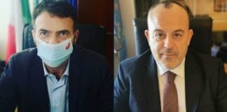 Fabrizio Ghera, capogruppo di Fratelli d'Italia alla Regione Lazio e Antonello Aurigemma, consigliere regionale del Lazio di Fratelli d'Italia.