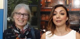 Patrizia Alessi, capogruppo di Fratelli d'Italia in circoscrizione 7 e Augusta Montaruli, deputato di Fratelli d'Italia.