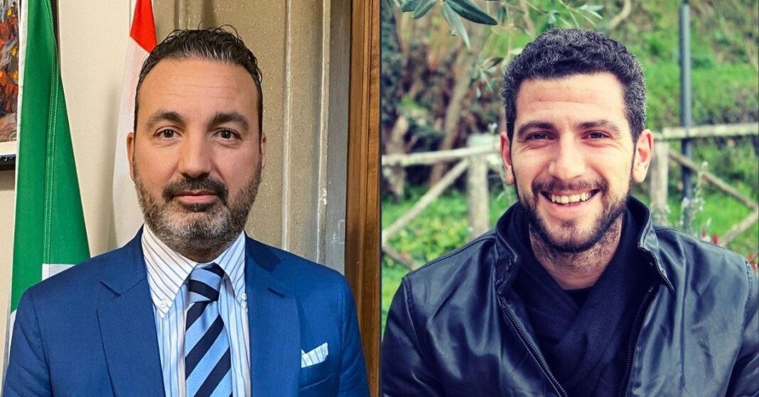 Alessandro Capecchi, consigliere regionale di Fratelli d'Italia e vice-presidente della Commissione Trasporti e Francesco Pelagalli, capogruppo di Fratelli d'Italia nel Consiglio comunale di Pistoia.