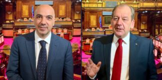 Gaetano Nastri e Patrizio La Pietra, senatori di Fratelli d'Italia.