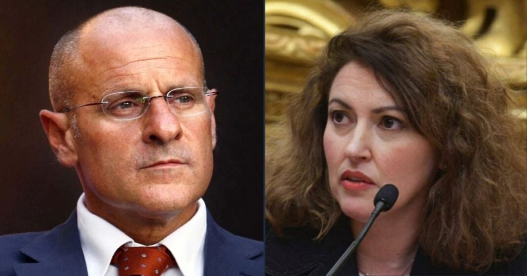 Fabio Rampelli, vicepresidente della Camera dei deputati di Fratelli d’Italia e Maria Teresa Bellucci deputato di Fratelli d'Italia.