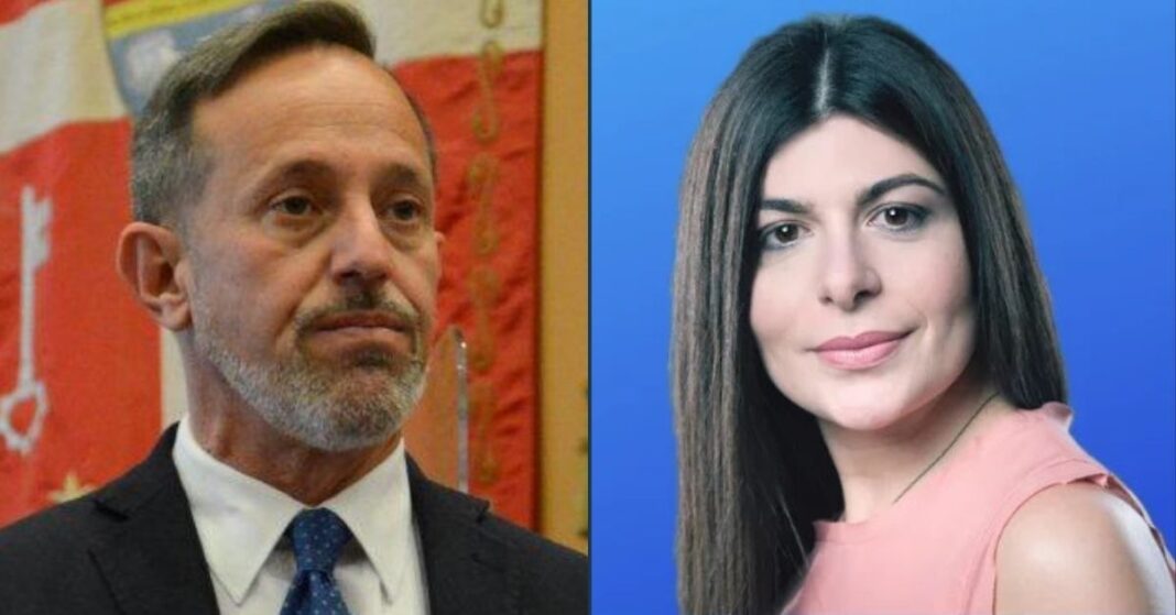 Giancarlo Righini e Chiara Colosimo, consiglieri regionali del Lazio di Fratelli d'Italia.