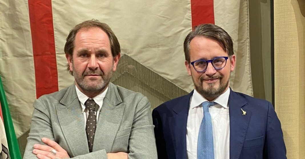 Gabriele Veneri, Consigliere regionale di Fratelli d’Italia e Marco Casucci, vicepresidente del Consiglio regionale della Lega.