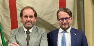 Gabriele Veneri, Consigliere regionale di Fratelli d’Italia e Marco Casucci, vicepresidente del Consiglio regionale della Lega.