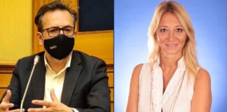 Andrea De Priamo, consigliere capitolino di Fratelli d’Italia e Sara Adriani, consigliera di Fratelli d’Italia in Municipio X.