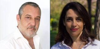 Gino Alleori, consigliere di Fratelli d'Italia in IX Municipio e Francesca Barbato, consigliera capitolina di Fratelli d'Italia.
