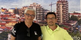 Umberto Valentini, coordinatore cittadino di Fratelli d'Italia e Attilio Dezi, dirigente di Fratelli d'Italia Roseto e responsabile provinciale del dipartimento ambiente e paesaggio.