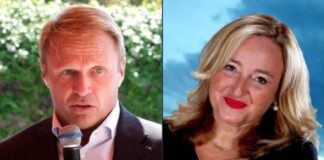 Francesco Lollobrigida e Lucia Albano, deputati di Fratelli d’Italia.