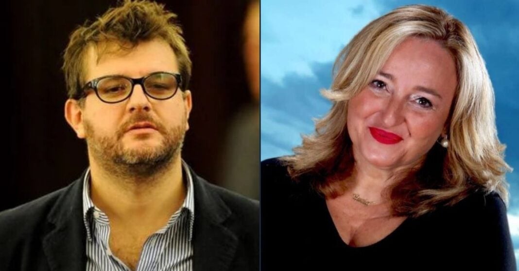 Marco Osnato e Lucia Albano, deputati di Fratelli d'Italia.