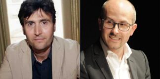 Nicola Buchignani, commissario comunale di Fratelli d'Italia e Riccardo Giannoni, coordinatore provinciale di Fratelli d'Italia.