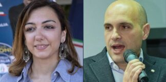 Augusta Montaruli ed Emanuele Prisco, deputati di Fratelli d'Italia.
