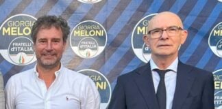 Mario Pardini, il nuovo sindaco di Lucca e Riccardo Zucconi, Deputato Fratelli d'Italia.