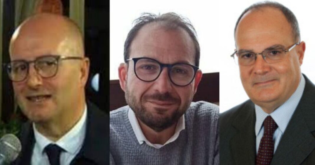 Calogero Pisano, Commissario Provinciale di Fratelli d’Italia, Giancarlo Granata, dirigente provinciale di Fratelli d’Italia e Giuseppe Marinello, del dirigente regionale.