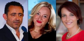 Paolo Trancassini, Lucia Albano e Rachele Silvestri, deputati di Fratelli d’Italia.