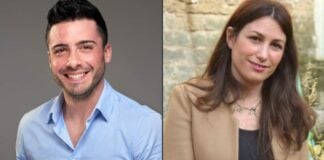 Roberto Anguilla Giordano, Consigliere Comunale e dirigente nazionale di Fratelli d'Italia e Chiara Scalzi, referente provinciale del Dipartimento Pari Opportunità Famiglia Valori non Negoziabili e dirigente nazionale di Fratelli d'Italia.