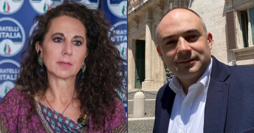 Wanda Ferro e Gianluca Vinci, deputati di Fratelli d’Italia.