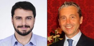 Maurizio Marrone, assessore alle politiche sociali e Carlo Riva Vercellotti, consigliere di Fratelli d’Italia.