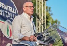 Fabio Rampelli, vicepresidente della Camera dei deputati di Fratelli d’Italia.