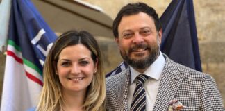 Claudia Bonuccelli, Consigliere comunale di Fratelli d'Italia di Camaiore e Vittorio Fantozzi, Consigliere regionale di Fratelli d'Italia.