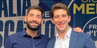 Fabio Roscani, Presidente di Gioventù Nazionale, movimento giovanile di Fratelli d’Italia e Stefano Cavedagna, Portavoce Nazionale di Gioventù Nazionale e Consigliere Comunale per Fratelli d’Italia a Bologna.