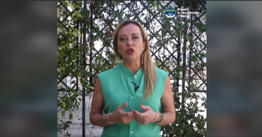 Video, Meloni: Pronti a difendere l’ambiente e la bellezza della nostra terra.