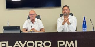 Riccardo Zucconi, Deputato e Capogruppo di Fratelli d'Italia Commissione Attività produttive, Commercio e Turismo durante l'incontro con i rappresentanti di Conflavoro PMI.