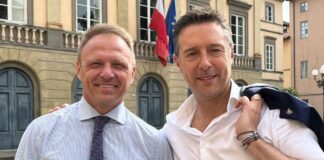 Francesco Lollobrigida, ministro dell'Agricoltura, della Sovranità alimentare e delle Foreste e Fabrizio Rossi, deputato di Fratelli d’Italia.