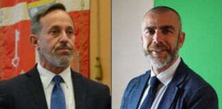 Giancarlo Righini, consigliere regionale del Lazio di Fratelli d'Italia e Daniele Maura, consigliere provinciale di Fratelli d'Italia.