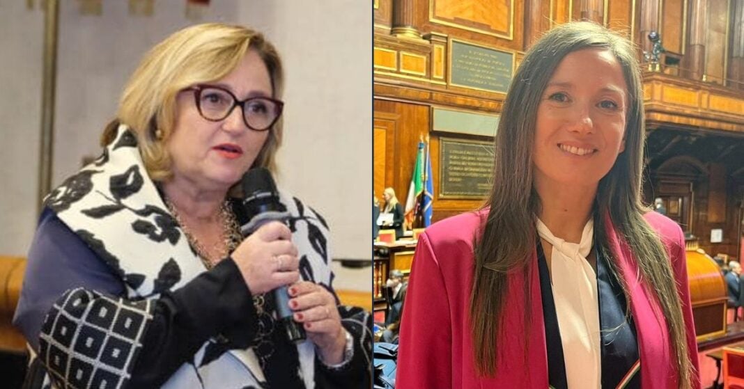 Lucia Albano, sottosegretario al Mef ed Elena Leonardi, Coordinatore regionale di Fratelli d'Italia nelle Marche.